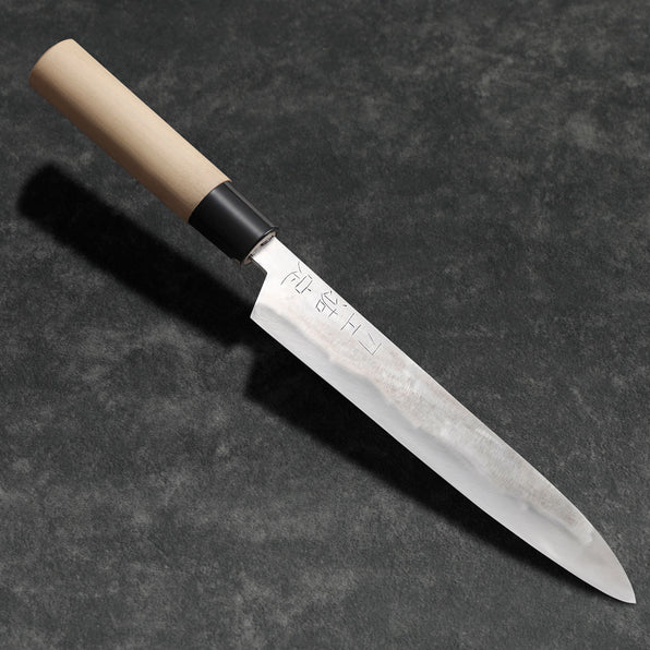Bunka Knife - Japanese Sword Kitchen Artisanal Chef's Knife, Honyaki Carbon Steel by Mr. Ueta Sukesada