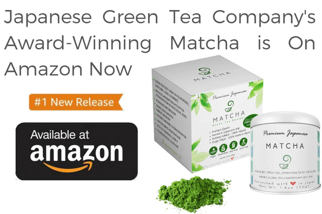 Japanese Green Tea COmpany's Award-Winning Matcha is on Amazon Now