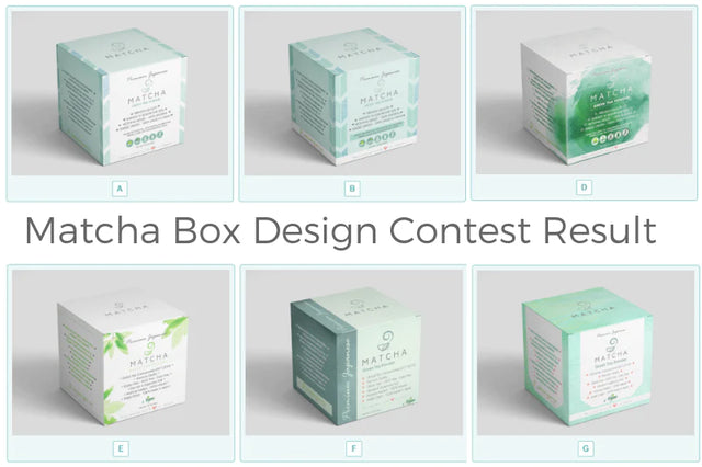 Matcha Box Design Contest Result