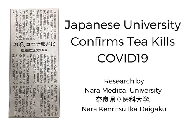 Japanese University Confirms Tea Kills COVID-19