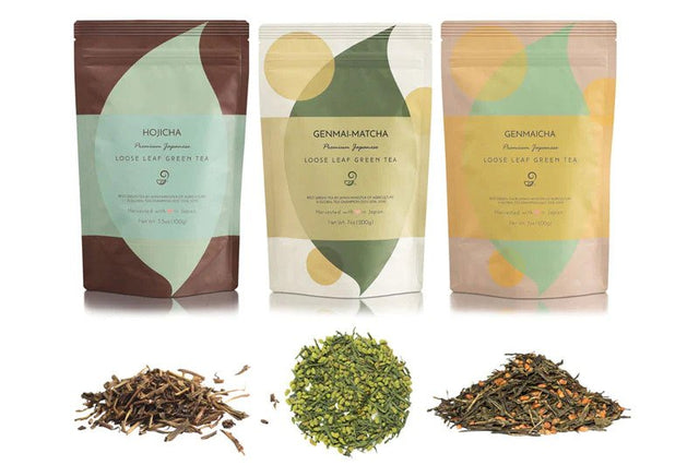 Introducing Eco-Friendly Resealable Package for Hojicha, Genmaicha and Genmai Matcha