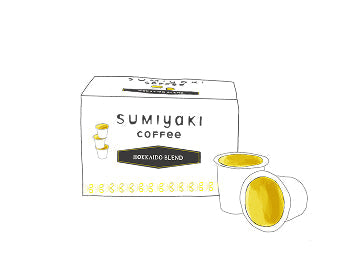 Sumiyaki Coffee K‑Cups – Charcoal‑Roasted Hokkaido Blend Pods