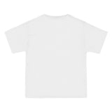 Cat Portrait T-Shirt — Retro Soft Grey Kitten Tee with "Made me smile" Back Text