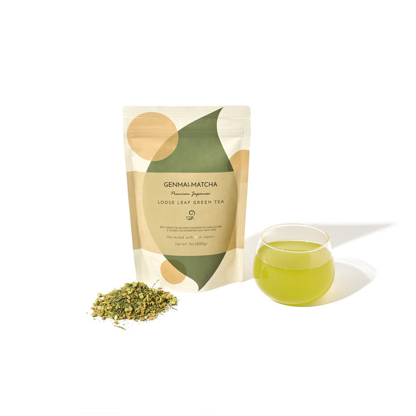 Matcha Genmai-cha - Premium Japanese Green Tea with Brown Rice & Matcha