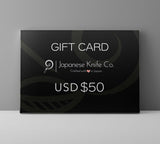 Japanese Knife Co. Gift Card - $50