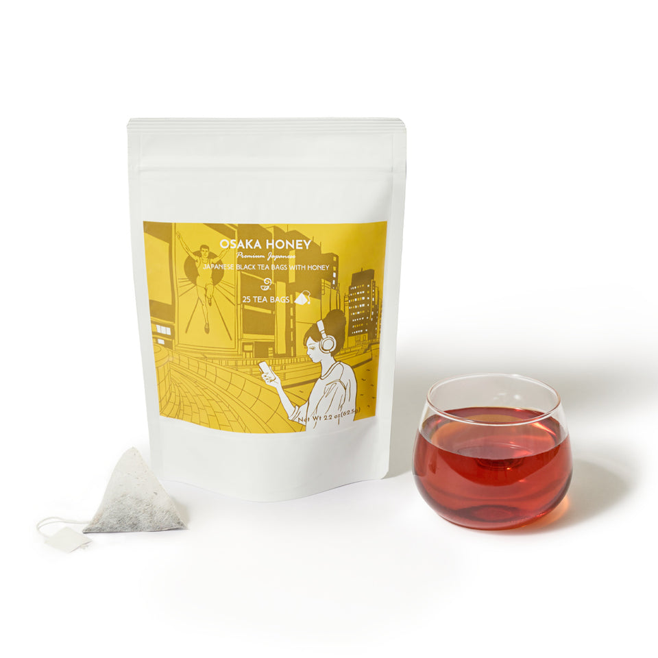 Osaka Honey - Japanese Black Tea Bags with Honey