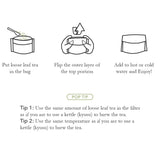 How to use Loose Leaf Tea Filters for Japanese Sencha Green Tea 