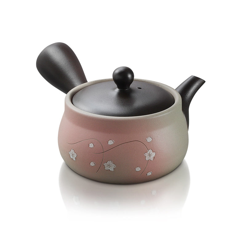 Tokoname Yaki - Kyusu - 9 fl Oz (270cc) Teapot for Fukamushi tea