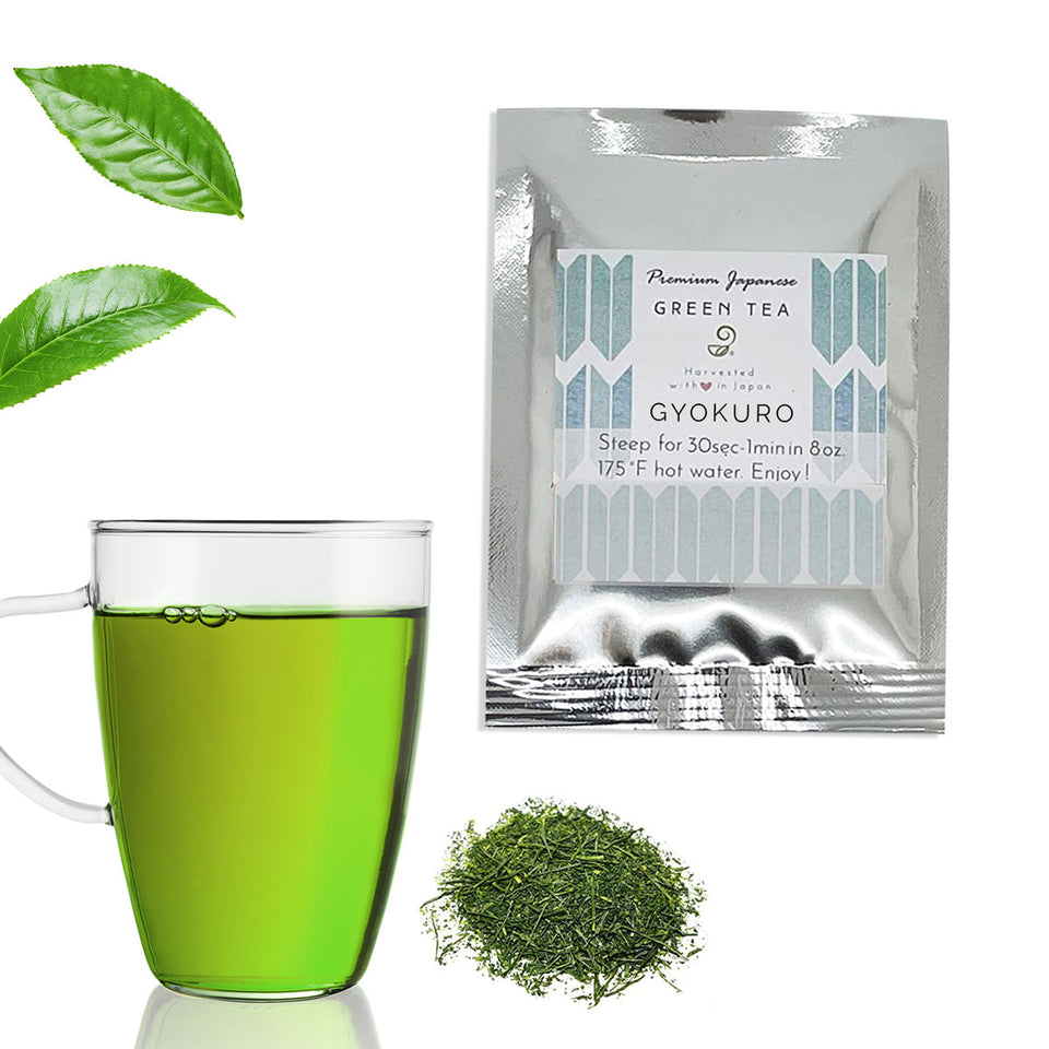 Gyokuro - Japanese Green Tea Shaded Green Tea - 10g Single-Serve