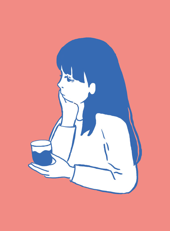 Relaxing Girl - Art Print