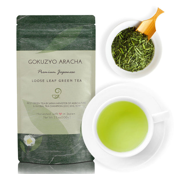 High Grade Crude Green Tea - Gokuzyo Aracha