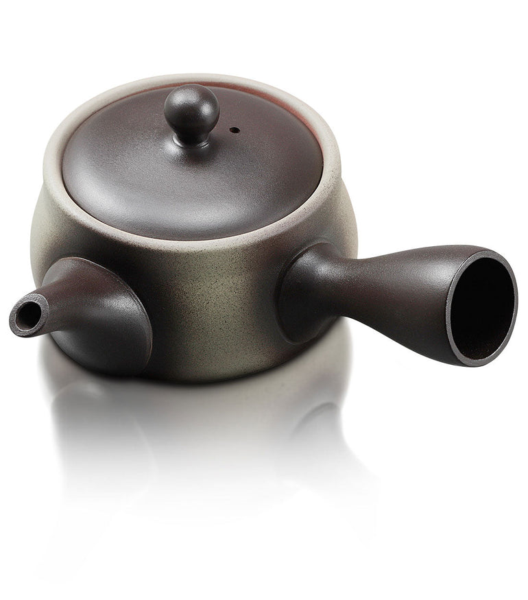 Tokoname Yaki - Kyusu - 9 fl Oz (270cc) Teapot for Fukamushi tea