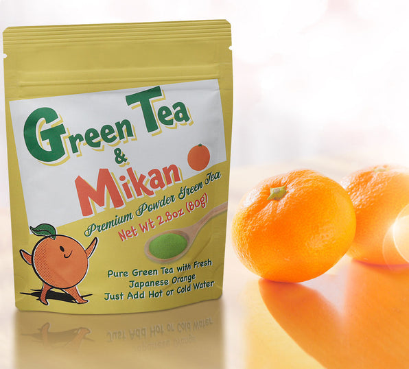 Green Tea with Japanese Orange (Mikan)