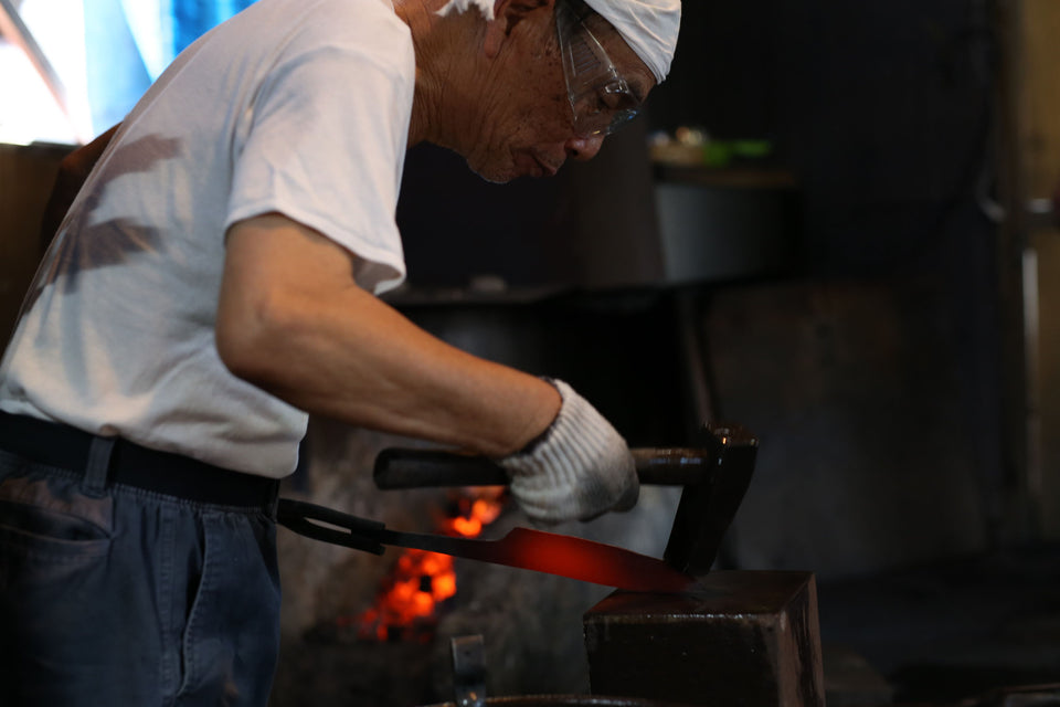Bunka Knife - Japanese Sword Kitchen Artisanal Chef's Knife, Honyaki Carbon Steel by Mr. Ueta Sukesada
